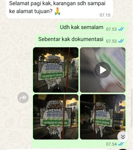Pengiriman Papan Bunga Selamat Larangan Selatan