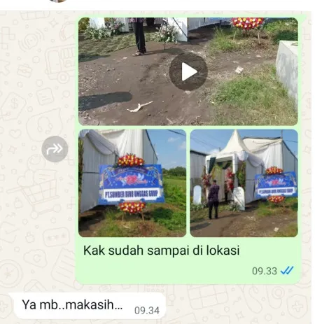 Pengiriman Karangan Bunga Larangan Selatan