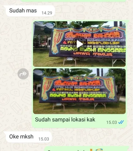 Pengiriman Papan Bunga Larangan Selatan