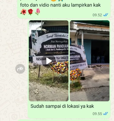 Pengiriman Karangan Bunga Larangan Selatan
